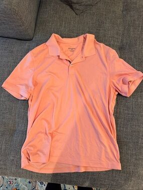 UNTUCKit Men’s Coral Pink Short-Sleeve Polo